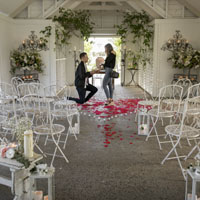 Daniela and Eric's Proposal Shoot at Dalywaters Garden Chapel
